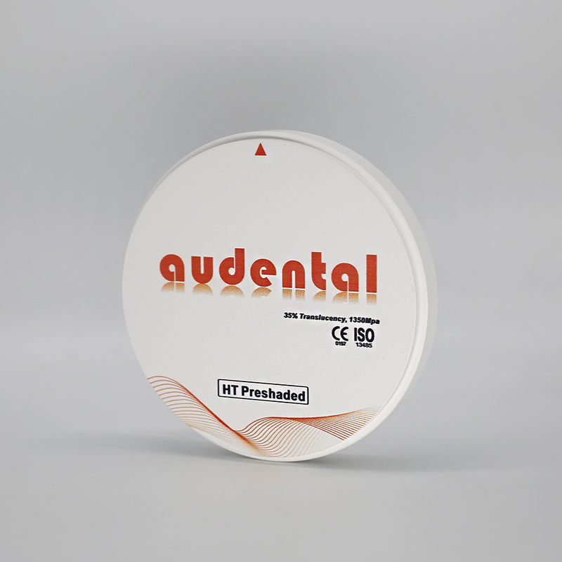 ऑडेंटल बेस्ट प्राइस एचटी/डीएचटी सफेद जिरकोनिया ब्लॉक डेंटल लैब सीएडी सीएएम सिस्टम डेंटल उपभोग्य डेंटल जिरकोनिया