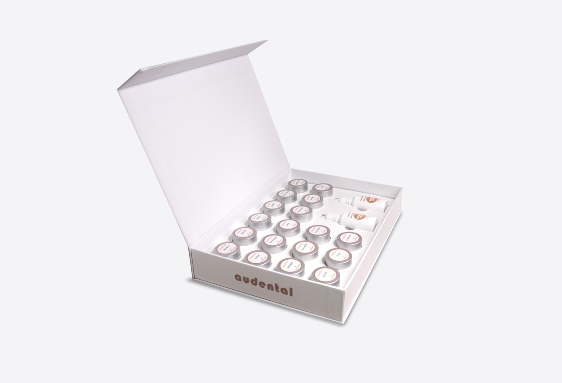 डेंटल लैब स्टेन और ग्लेज पेस्ट 25ml लिक्विड 4g 3D ग्लेज पेस्ट स्टेन और ग्लेजिंग सामग्री