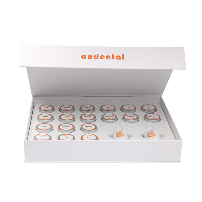 डेंटल लैब स्टेन और ग्लेज पेस्ट 25ml लिक्विड 4g 3D ग्लेज पेस्ट स्टेन और ग्लेजिंग सामग्री