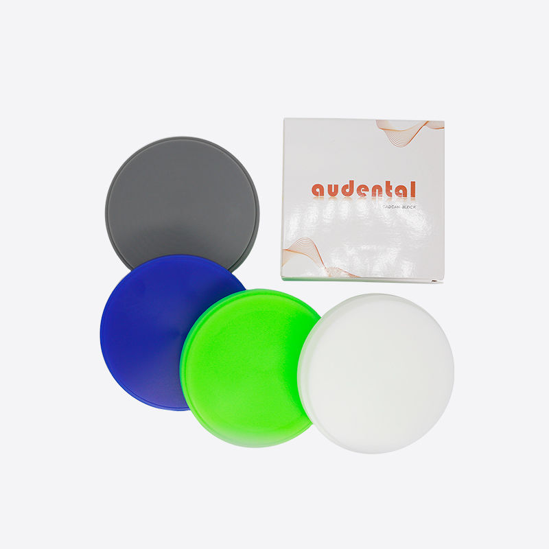 नीले, हरे या सफेद रंग के दांत मोम डिस्क के साथ सही ऑक्ल्यूसल मॉर्फोलजी प्राप्त करें और OEM सेवा
