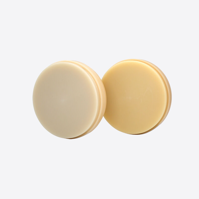 मजबूत और टिकाऊ पुनर्स्थापनों के लिए टिकाऊ और जल प्रतिरोधी पिंक-ए2 डेंटल पीएमएमए ब्लॉक