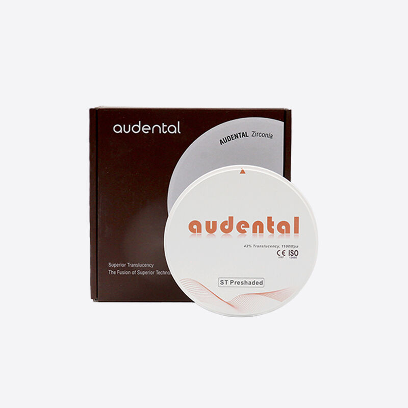 पूर्व शेडेड ज़िरकोनिया ब्लॉक, पूर्व रंगीन वीटा शेड्स के साथ, दंत निर्माण के लिए अनुमानित समान रंग परिणाम सुनिश्चित करता है