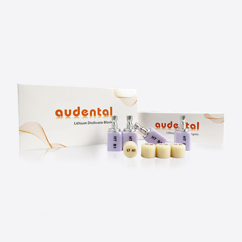 Dental Glass Ceramics lithium disilicate material providing strength and esthetic performance for anterior dental work