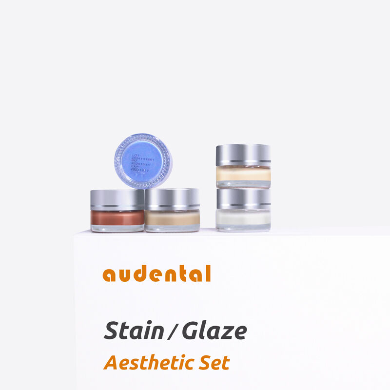 Dental Lab Stain & Glaze Paste 25ml Liquid 4g 3D Glaze Paste Stain and Glazing Material
