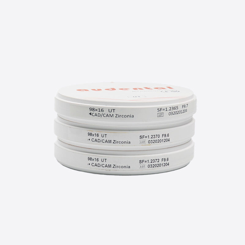 सुरक्षित दंत सामग्री के लिए सीई एफडीए एसएफडीए और आईएसओ प्रमाणपत्रों के साथ सख्त नियंत्रण के तहत निर्मित दंत जिरकोनिया ब्लॉक