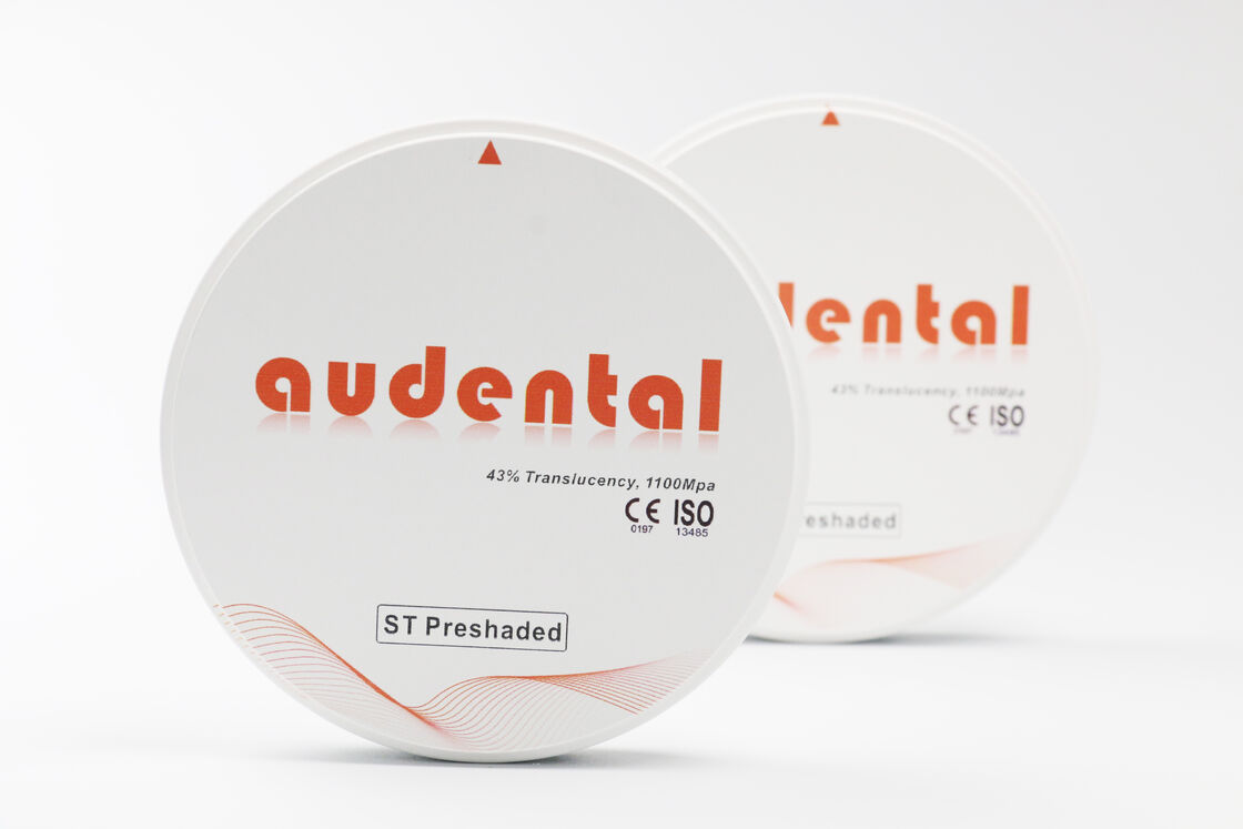 प्राकृतिक दिखने वाले दंत पुनर्स्थापनों के लिए समान रंग सटीकता और उच्च पारदर्शिता प्रदान करने वाला प्री-शेड जिरकोनिया ब्लॉक