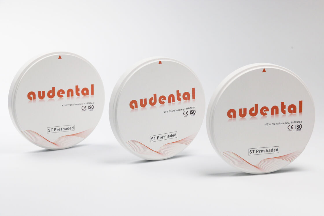 प्राकृतिक दिखने वाले दंत पुनर्स्थापनों के लिए समान रंग सटीकता और उच्च पारदर्शिता प्रदान करने वाला प्री-शेड जिरकोनिया ब्लॉक