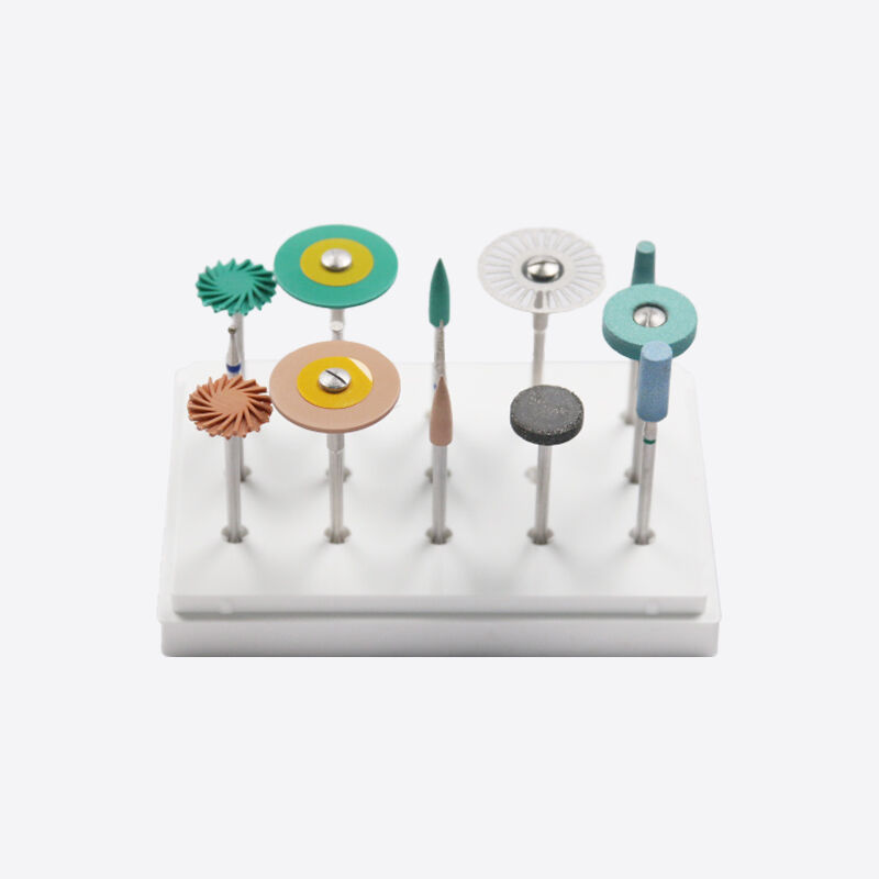 ज़िरकोनिया पॉलिशिंग बर् सीई प्रमाणीकरण और पांच के साथ ज़िरकोनिया पीएमएमए मोम पॉलिश करने के लिए पेशेवर हीरा दंत उपकरण