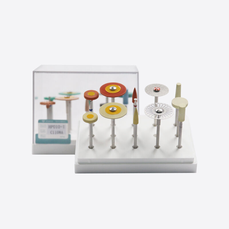 ज़िरकोनिया पॉलिशिंग बर् सीई प्रमाणीकरण और पांच के साथ ज़िरकोनिया पीएमएमए मोम पॉलिश करने के लिए पेशेवर हीरा दंत उपकरण