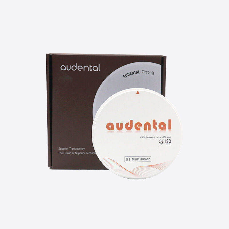 बहुपरत जिरकोनिया ब्लॉक अग्रिम पिछाड़ी दंत अनुप्रयोगों के लिए संतुलित शक्ति और उच्च पारदर्शिता प्रदान करता है