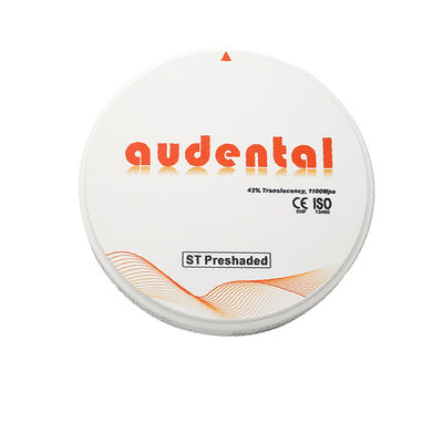 ST/DST Vita Zirconia डेंटल ब्लॉक सुपर ट्रांसप्लुएंसी CAD/CAM सामग्री