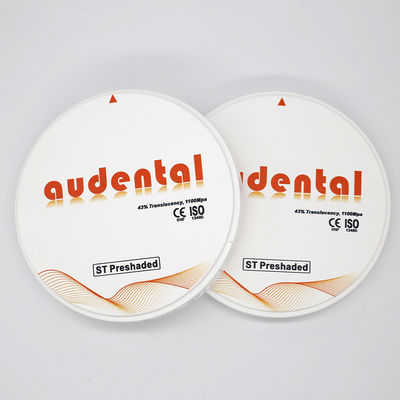 ऑडेंडल फास्ट ईज़ी प्रोसेसिंग एसटी/डीएसटी प्रीशेडेड ज़िरकोनिया ब्लॉक विथ कैड/कैम सिस्टम