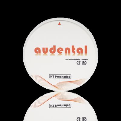 उच्च पारभासी HT/DHT ज़िरकोनिया डेंटल ब्लॉक्स CAD CAM सामग्री