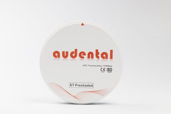 प्राकृतिक दिखने वाले दंत पुनर्स्थापनों के लिए समान रंग सटीकता और उच्च पारदर्शिता प्रदान करने वाला प्री-शेड जिरकोनिया ब्लॉक