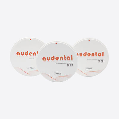 डेंटल Zirconia ब्लॉक स्थिर परिणामों के साथ मुकुट पुल और प्रत्यारोपण घटकों का उत्पादन करने वाले दंत प्रयोगशालाओं के लिए आदर्श